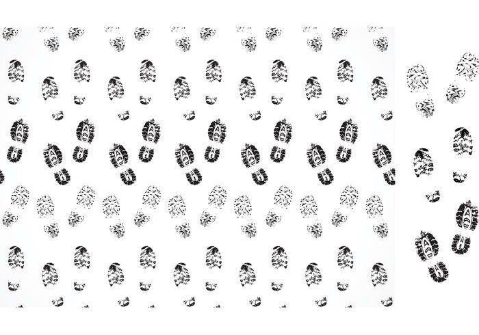 wallpaper walking vector trial step stained Sole silhouette shoe print shape seamless Repetition print pattern Outdoor muddy footprints muddy Messy mark shoe mark isolated imprint image illustration hiking graphic footprint footpath footmark foot dirty design background abstract 