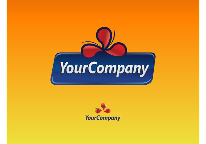Visual identity versatile simple rectangle logo vector fan company business cards branding brand 