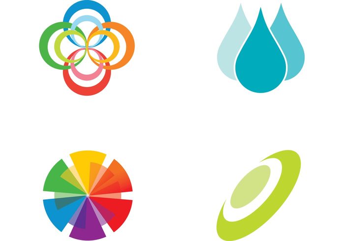 water triangle symbol simple icon geometric free premium elements design decoration colorful color circle cheery bright abstract 