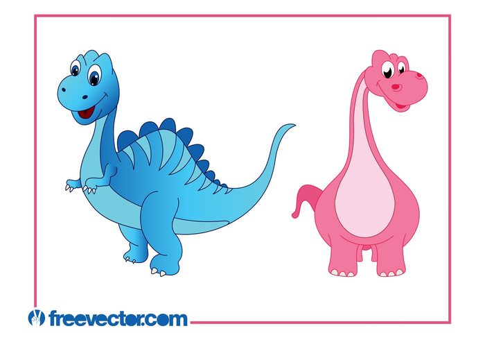Smile Paleontology nature mascots happy Extinct Dinosaurs comic characters cartoon animals 