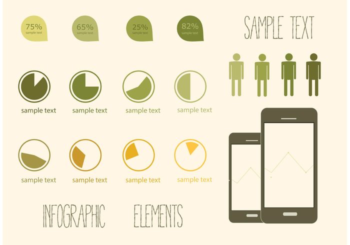 template symbol smartphone phone layout information infographic icon infographic icon graph demographic communication collection button business 