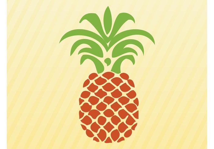 vitamins tropical sticker Pineapple vector Pineapple icon pineapple logo icon Healthy fruit food exotic decal 