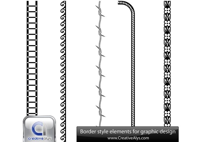 vector border elements border styles border style designs border elements for graphics border elements border design elements 