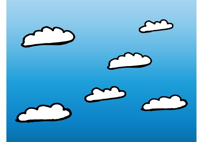 weather sky shapes nature decorative decorations computing comic clouds cloud icons climate cartoon bubble banners 
