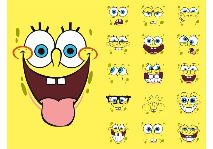 Smile show sad Laugh happy glasses Fear faces expressions Excited emotions character cartoon Animated film 