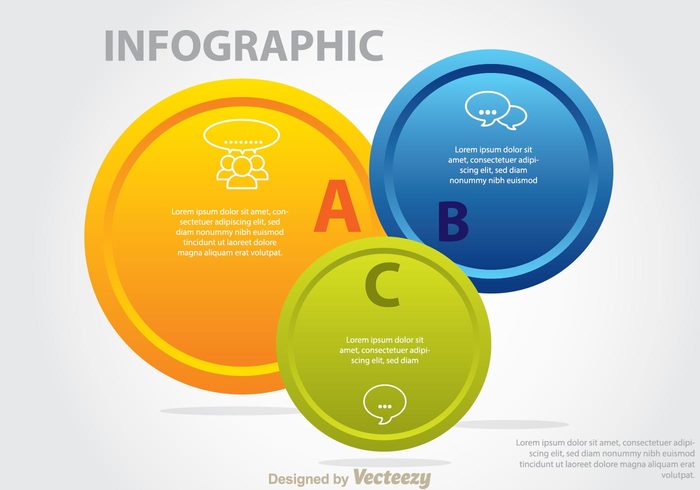 venn diagrams venn diagram venn template shae presentation information infography info diagram colorful circle chart button business 