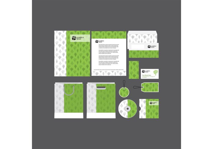 work type template print paper page package office mockup letterhead identity set identity folder envelope editable disc cover corporate company profile template company CD card business branding brand blank bag advertising 