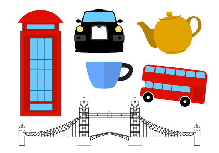 United UK travel symbol red London kingdom icons i love uk flat flag Europe english England city bus British Britain Bridge big 