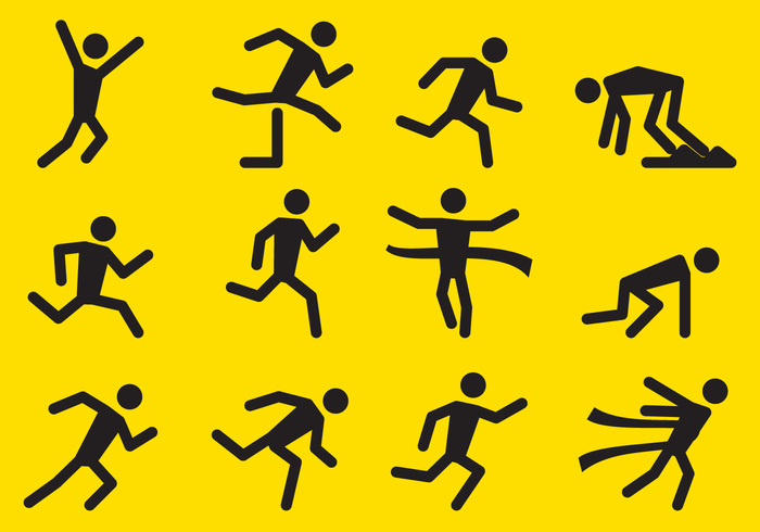 Workout winner training strength start sprinting sport silhouette running silhouette runner run race pictogram person people marathon man jumping jogging Jogger Human health fitness finishing figure exercise competition body athlete aerobics activity active 