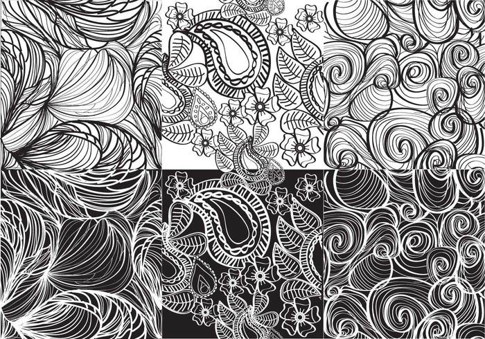 wallpaper textured texture seamless retro pattern paisley wallpaper paisley backgrounds Paisley background paisley monochrome line grey flower drawing black background backdrop 