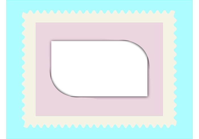 vector design vector background template stamp purple postal layout frame colorful clip art business cards blue backdrop 