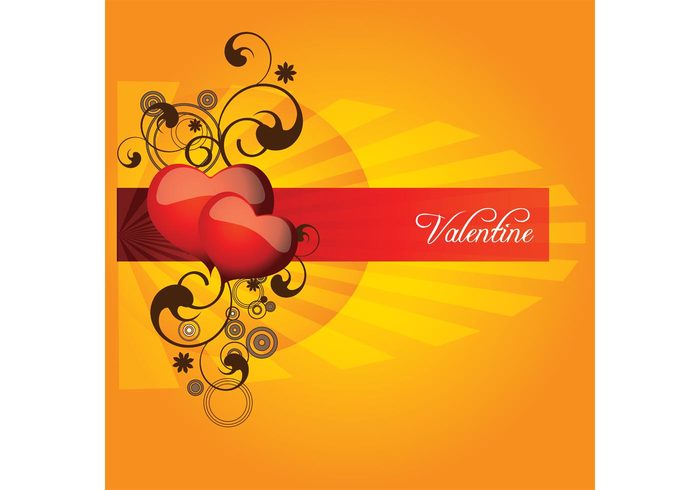 wallpaper valentines day valentine swirl scroll romance love hearts decorative decoration background anniversary 3d 