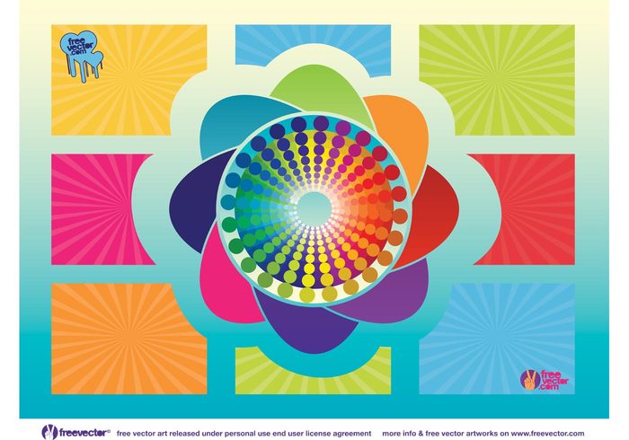 swatch Sampler rgb rainbow Publishing print pantone palette colors coloring colored cmyk Background vectors  
