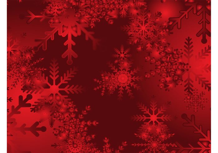 winter vector background snow flakes snow seasons red gradient frozen freeze festive cold christmas calendar 