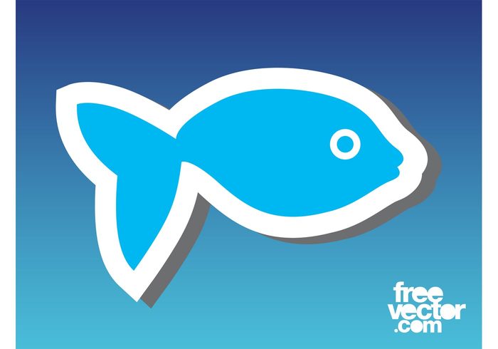 water swim sticker silhouette sea fish fauna badge Aquatic animal 