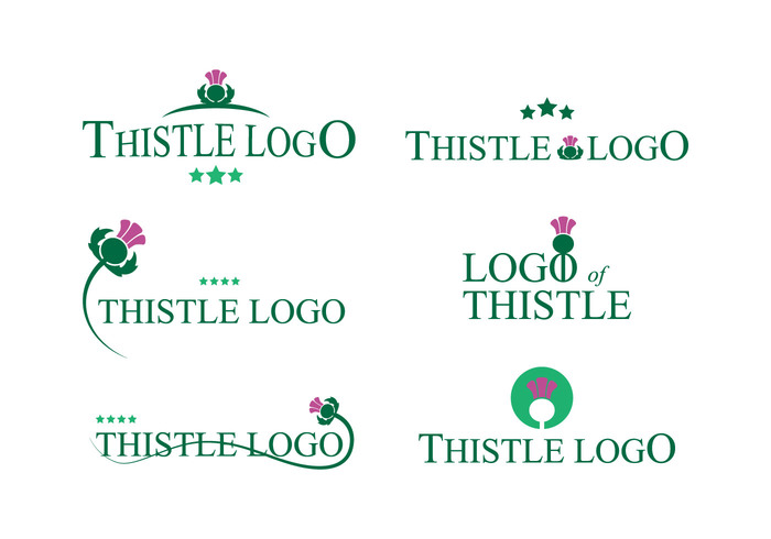 thistle symbol sign scotland logo line leaf internet interior illustration icon floral emblem Britain brand banner 