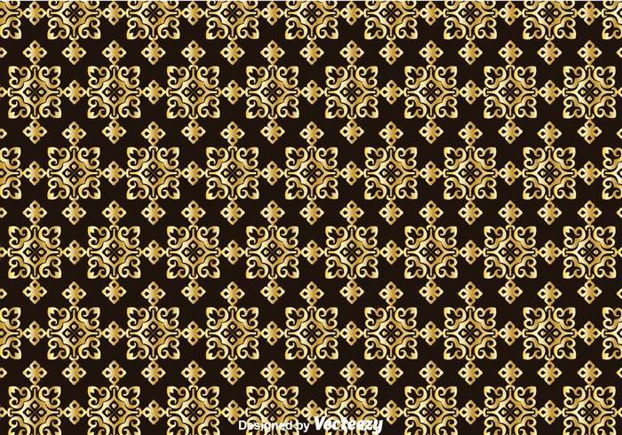 wallpaper tiles talavera retro pattern ornament golden gold decoration classic background 