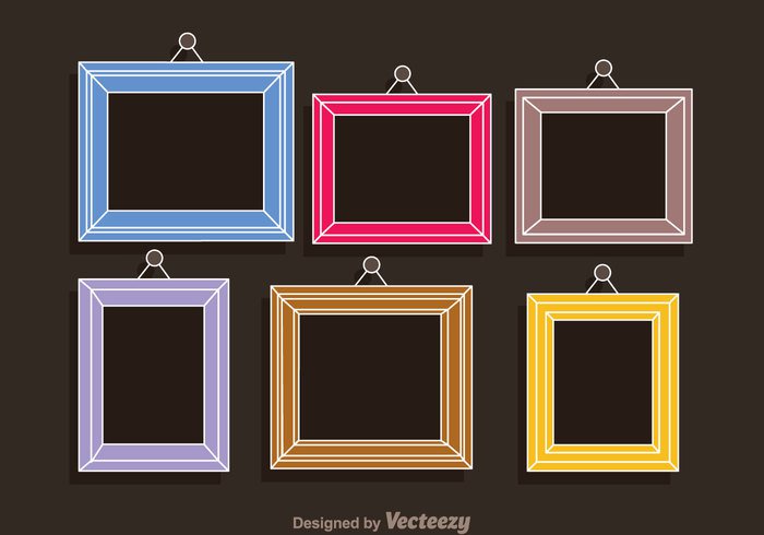 template shadow photo collage photo line frame empty colorful collage border background 