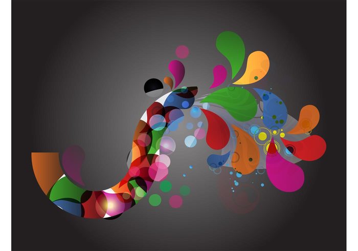 wave logo line drop dot Digital art curve creativity creative colors circles app icon abstract 