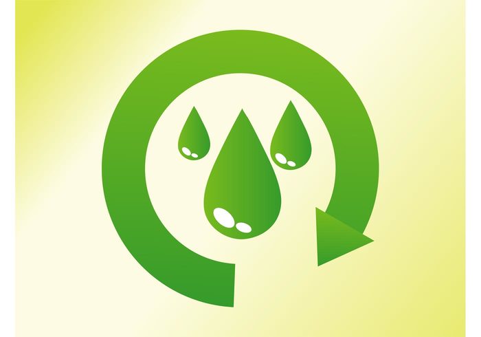 wet weather water nature logo liquid energy ecology eco droplets climate arrow 