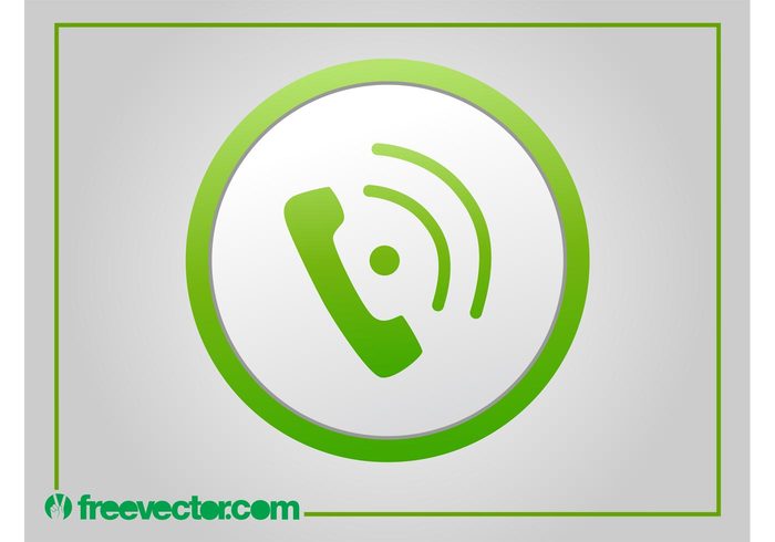 telephone talk signal phone logo icon conversation communication circle call 