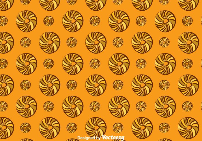 seamless print pattern ornament orange food eat delicious braed bagel background 
