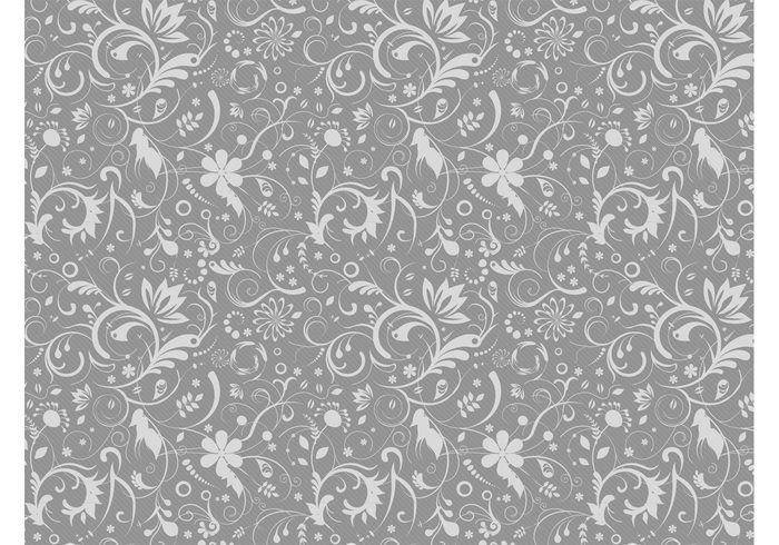 wallpaper swirls Stems spring seamless patterns plants Patterns pattern nature leaves flowers floral flora blossoms background backdrop  