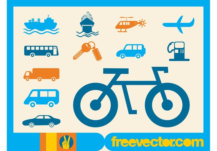 water vehicles trucks stickers silhouettes ships logos icons helicopter decals Chopper car bus bike bicycle automobile auto airplane  