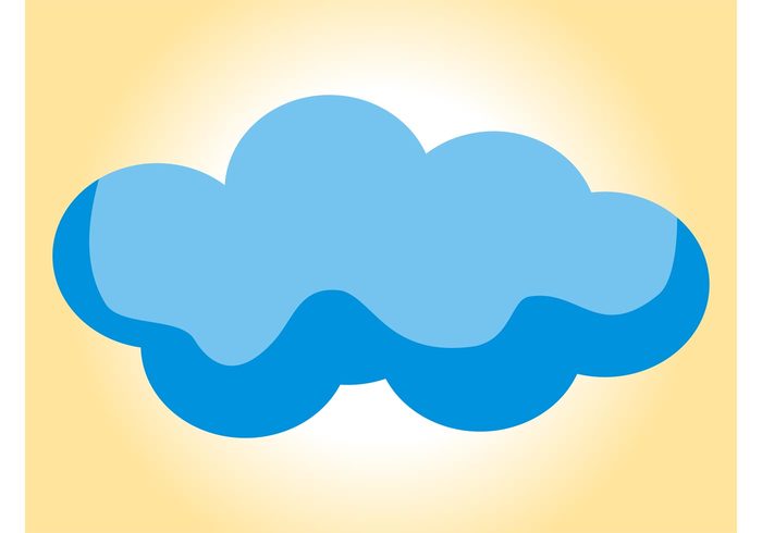 windy weather stylized storm sky Simplified rain minimal logo forecast cloud computing climate button 