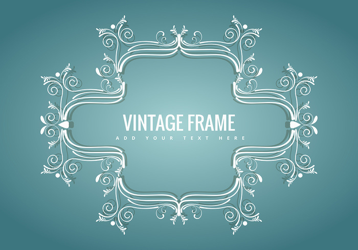 vintage frame vintage borget vintage vector swirl ornament frame floral decoration border 