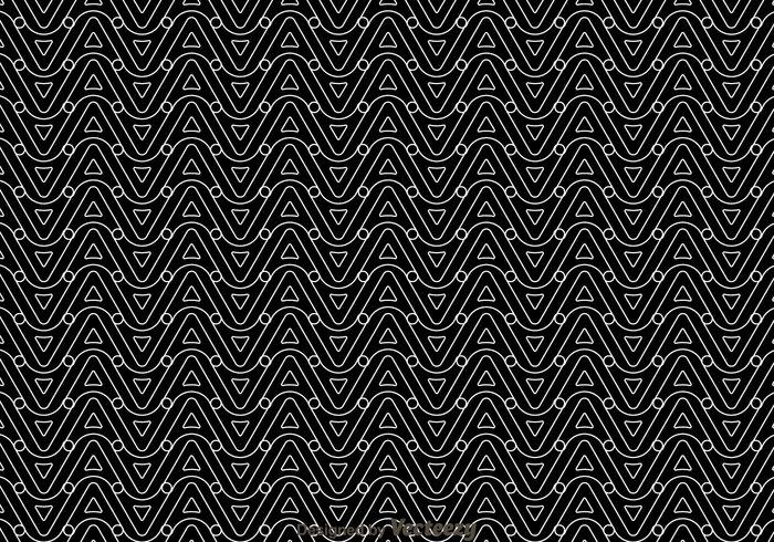 white wall triangle shap seamless retro repeat pattern outline line circle black and white patterns black and white pattern black background backdrop  