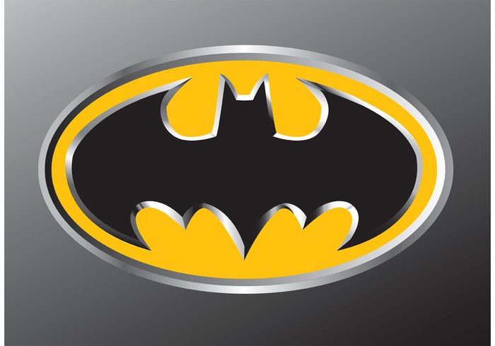 wings superhero silhouette signature nighttime mysterious label Heroic hero halloween flying emblem DC comics Bruce wayne batman bat animal 