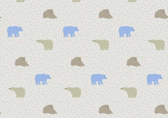 wallpaper vector trendy shapes seamless polar bear pattern pastel ornamental grass decorative decoration deco bear pattern bear background animal abstract 