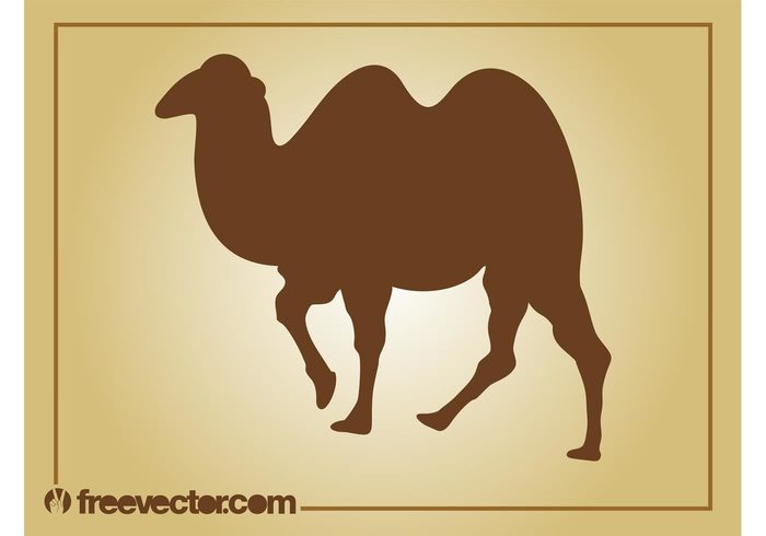 Zoo Two-humped camel silhouette nature Humps fauna decal camel Bactrian camel animal 