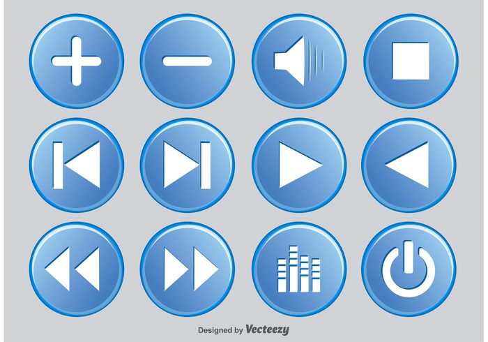 volume trendy symbol stop sound sign shiny settings set record rec radio progress power player controls player buttons player play pause button pause note Mute music buttons music multimedia pictogram modern media player buttons media player media icons media interface menu tool icon heart sign forward equalizer element digital design control button bar audio application 