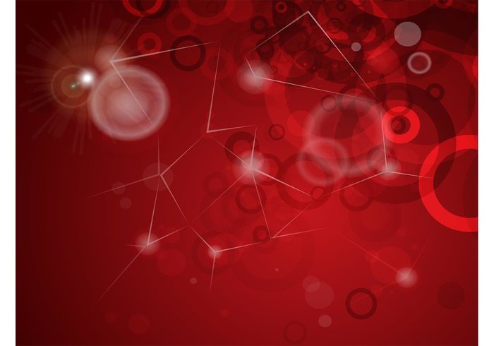 Vector backdrop stars shapes rings red lens flare greeting card glow Cool backgrounds circle business cards blood abstract 