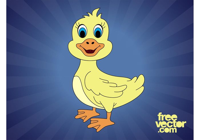 nature mascot happy fauna farming farm Duckling duck Domesticated cute comic character cartoon bird baby animal 