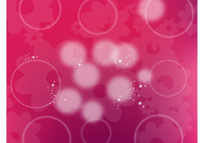 valentine stars rings red plants pink mystery mesh flowers floral dots circle celebration bubbles blossoms abstract 