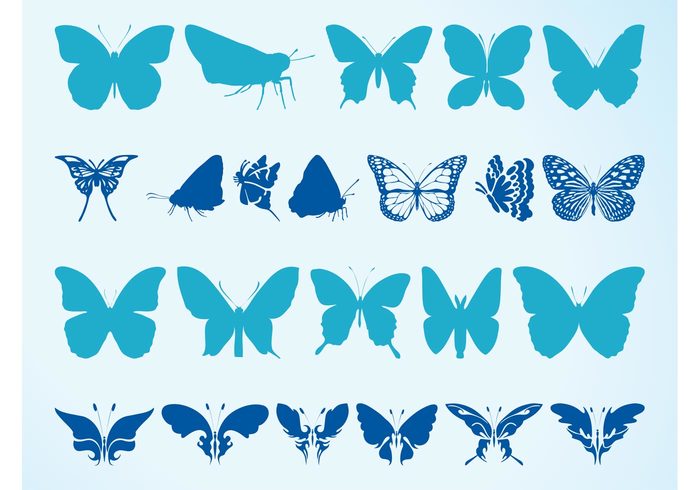 wings spring silhouettes insects insect fly fauna butterfly butterflies antennas animals 