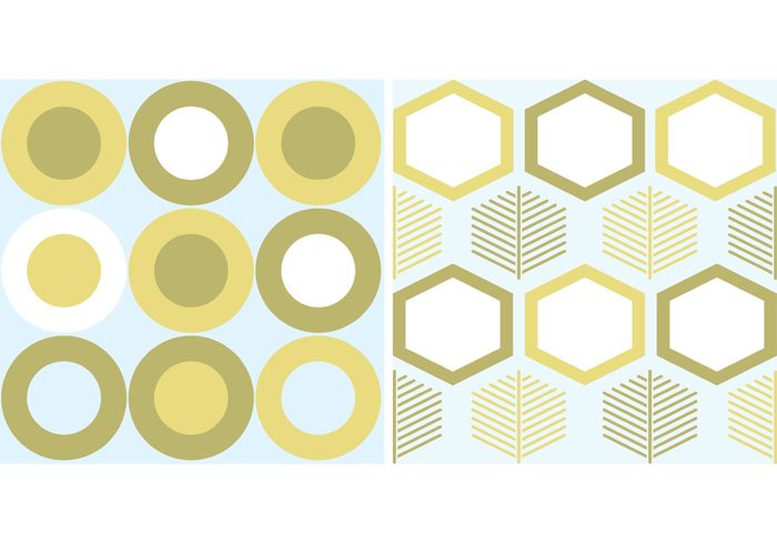 yellow vintage retro pattern Nostalgic modern hexagon happy funky fun free premium diamond cool circle abstract 