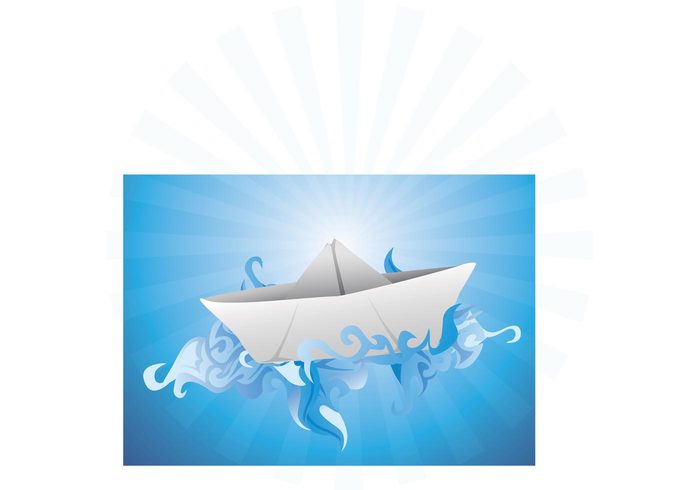water vessel travel transport toy team swim ship sailor river race paper origami navy nautical marine kids illustration float Fleet cruise boat background  