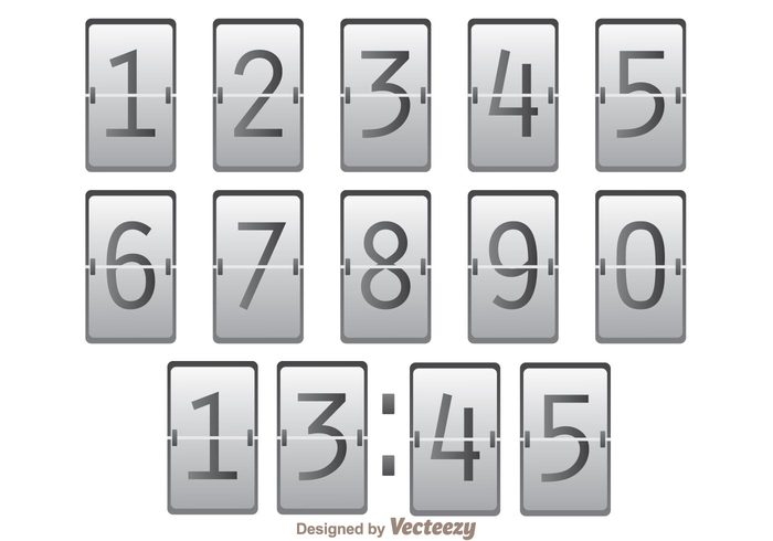 sign shape scoreboard score retro numeric number counters number counter number flipboard flip display counter countdown 