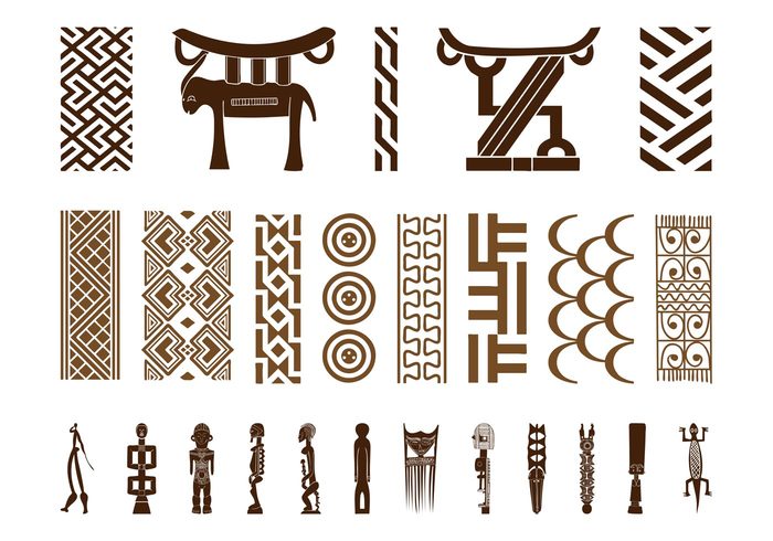 tribe tribal Totemism people Patterns native lines Geometry geometric shapes geometric folklore animals african africa 