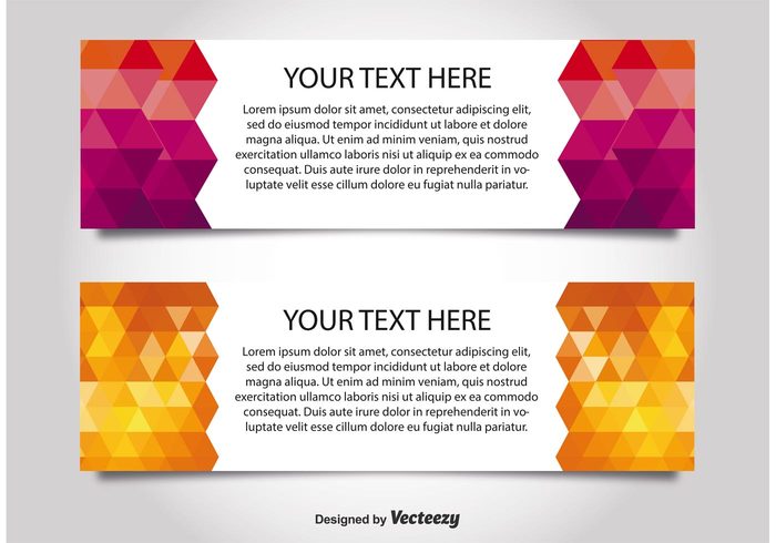 yellow white web banner web triangle texture text banner template technology techno technical Surface structure squares shape science pattern orange network net modern banners modern mesh Magenta light internet header grid geometric futuristic form element digital Detail decorative decoration concept company color cell card blue blank banner template banner set banner background backdrop abstract 