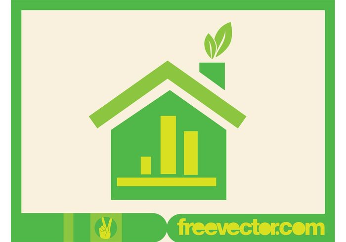 Sustainability plants nature logo leaves icon house home environment ecology eco 
