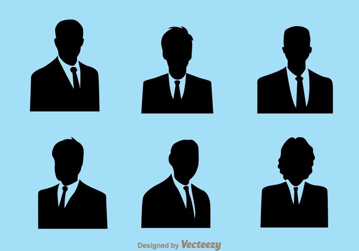 work tie silhouette profession office man icons man icon man male hair face Cloak bussiness black 