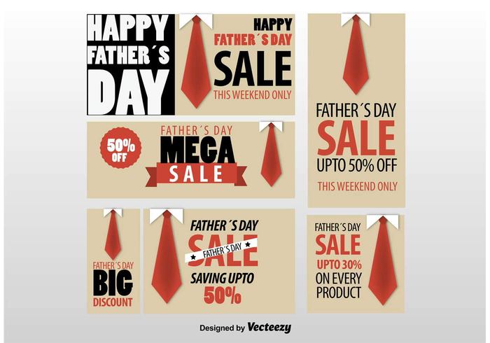 template special sale new necktie marketing love invitation holidays headline happy greeting gift frame flyer Fathers father discount day dad celebration best banner background advertising 