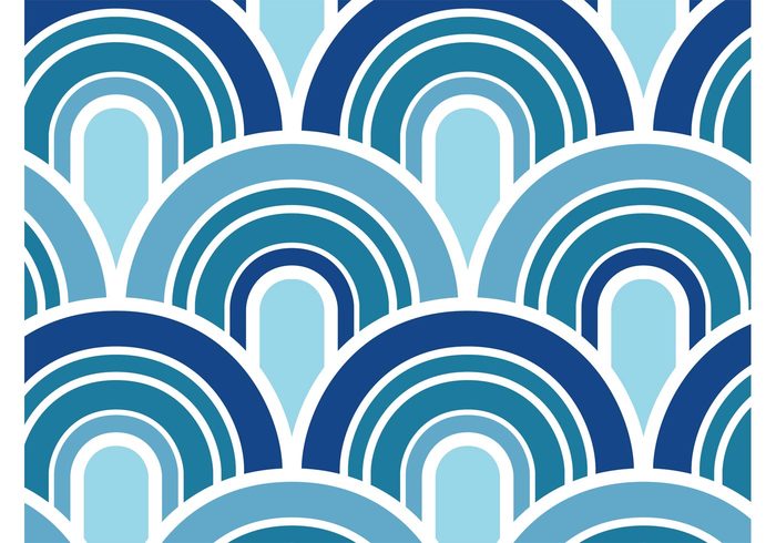 waving waves wallpaper seamless pattern pattern lines curves background backdrop abstract 