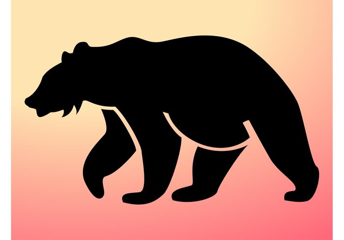 Zoo wildlife wilderness wild walk sticker Primate nature logo icon decal Clothing print Carnivore Bear vector Bear decal animal 