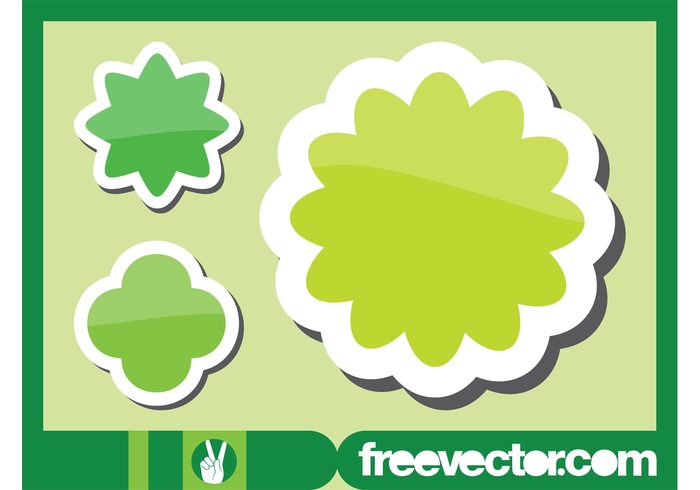 stickers sticker spring nature icons icon flowers flower floral flora blossoms badges badge 